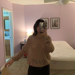 Free People Sheer Sweater